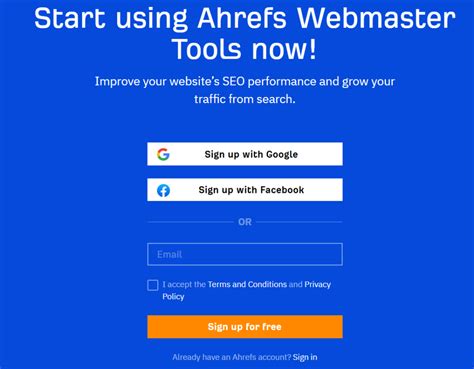 ahrefs gratis|Sign up .